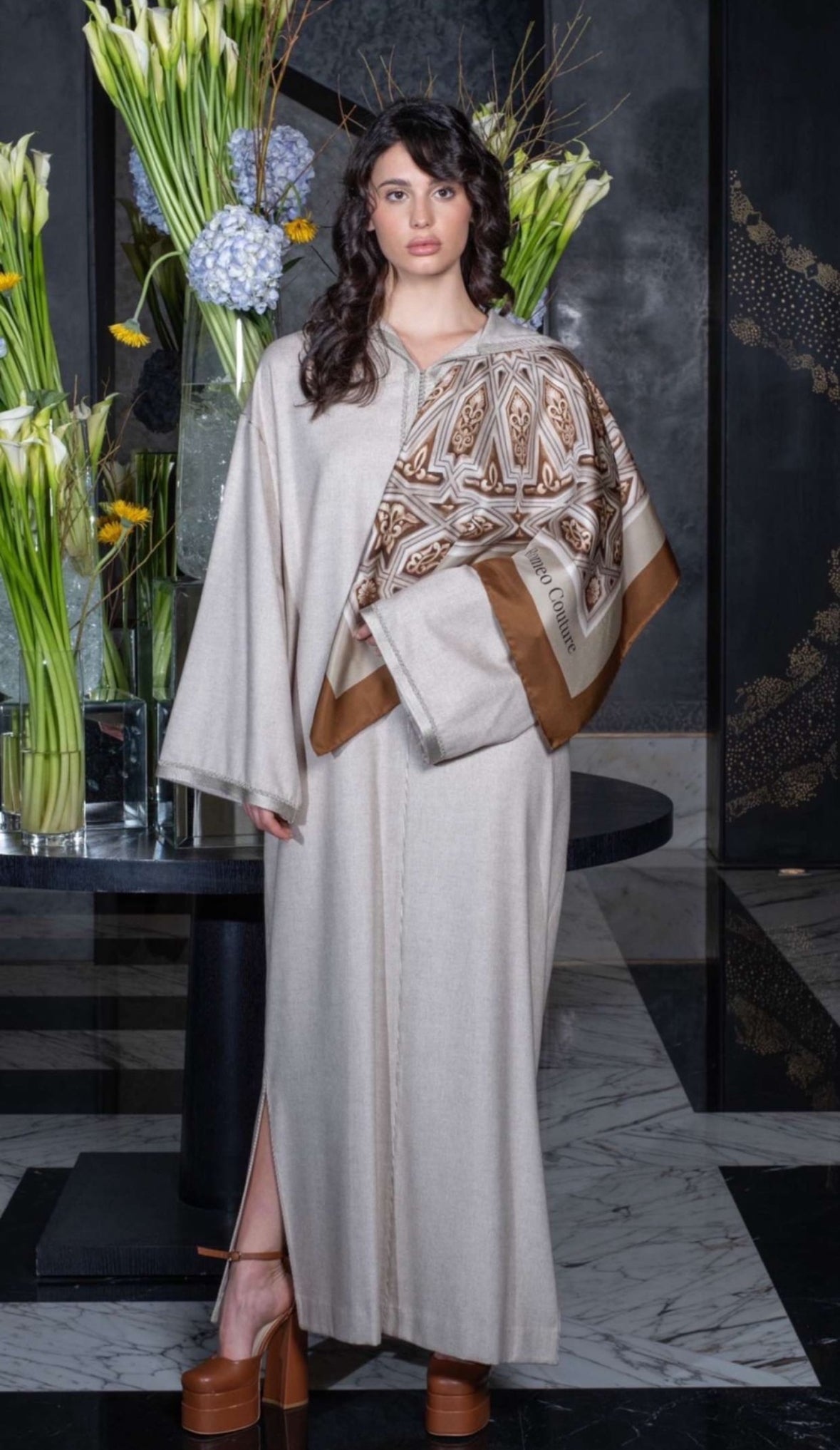 Romeo couture jeleba beige